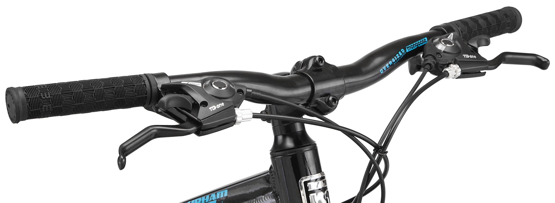 Mongoose 24" Durham Mountain Bike, 21 Speeds, Black