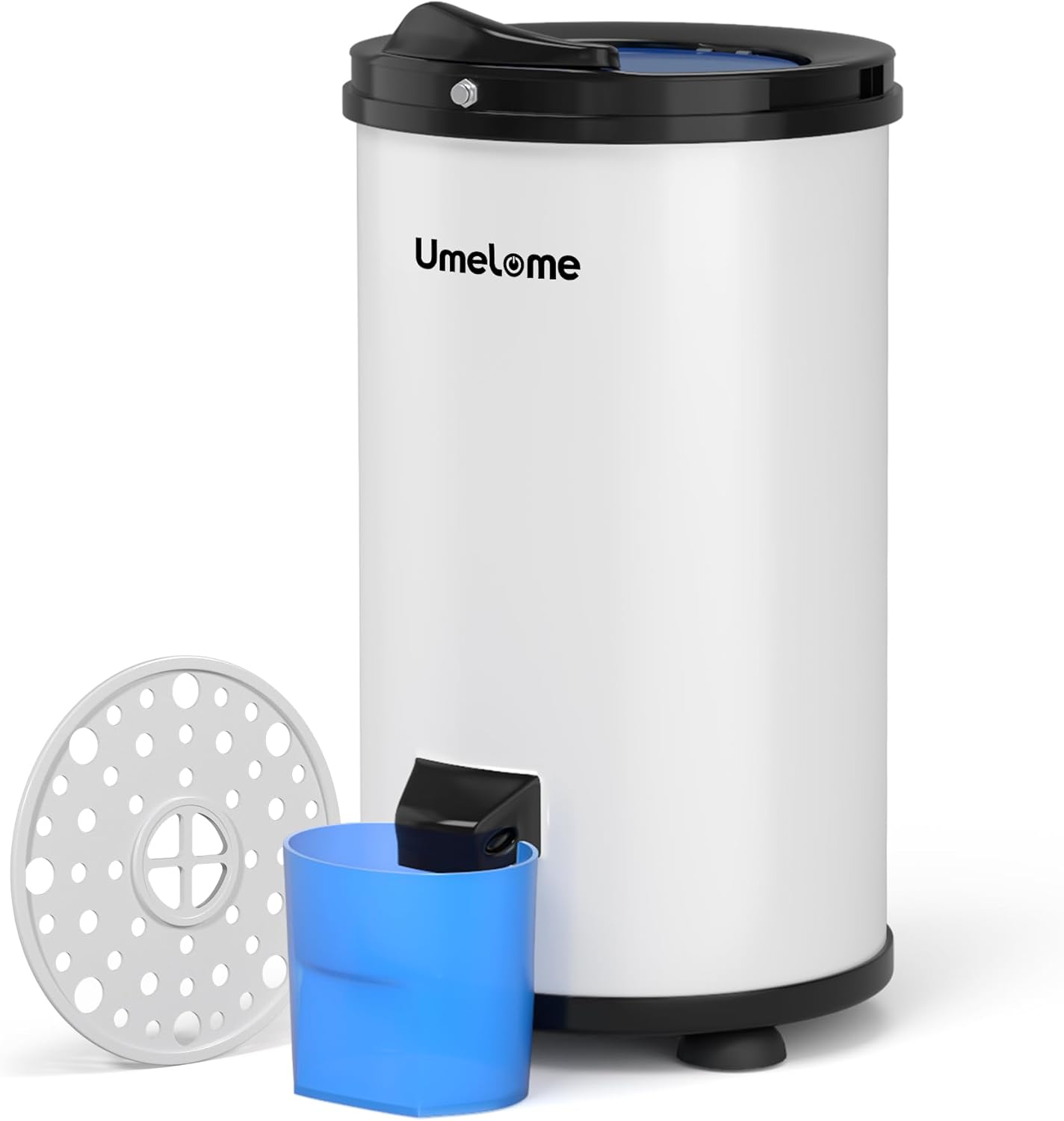 Umelome Essoreuse grande capacité 6 kg Séchoir rotatif 2800 tr/min Spin Dryer énergétique et économie d'énergie Blanc